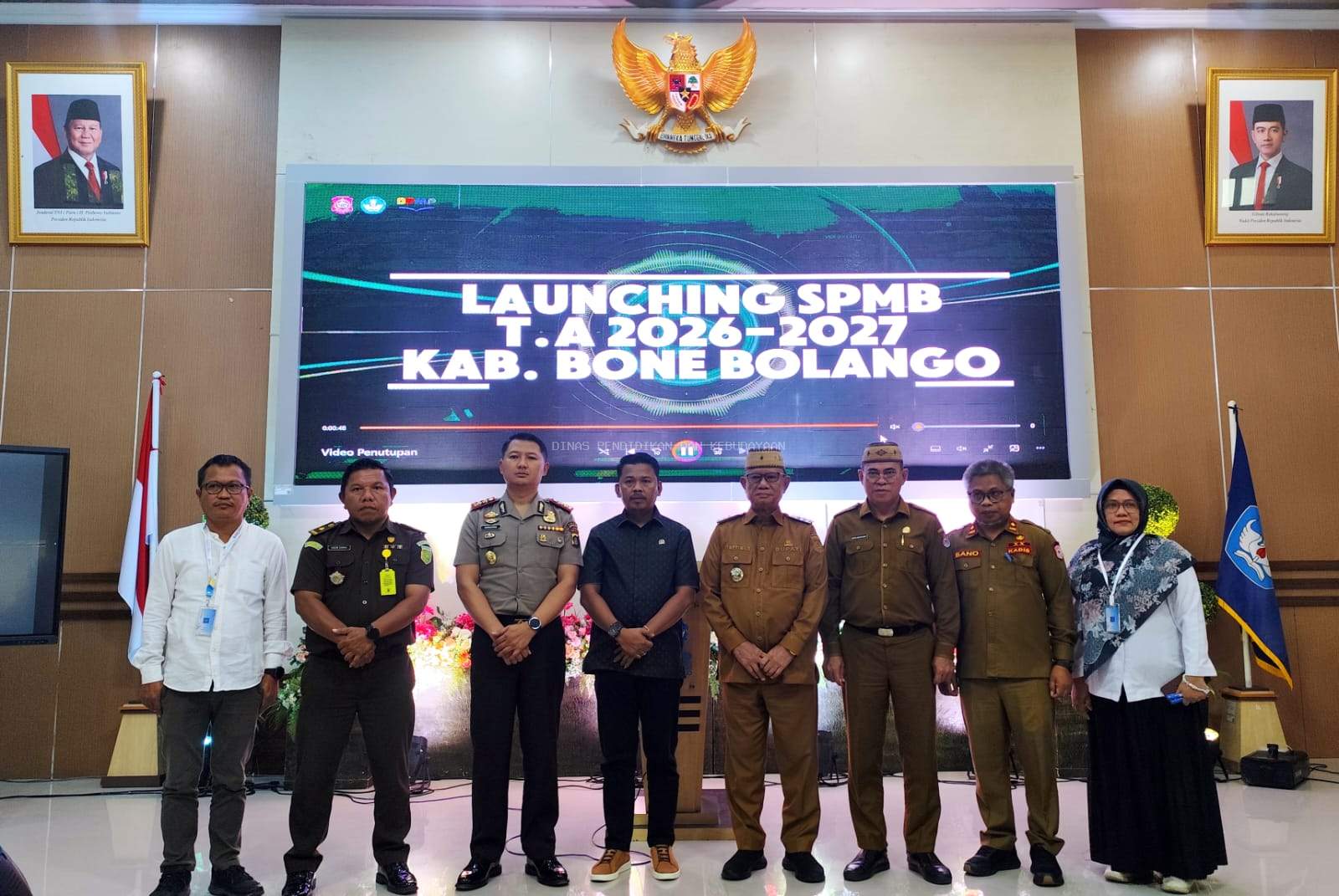 Bupati Bone Bolango Lounching SPMB dan Tutup Rangkaian Kompetisi O2SN, FLS3N hingga LCCM