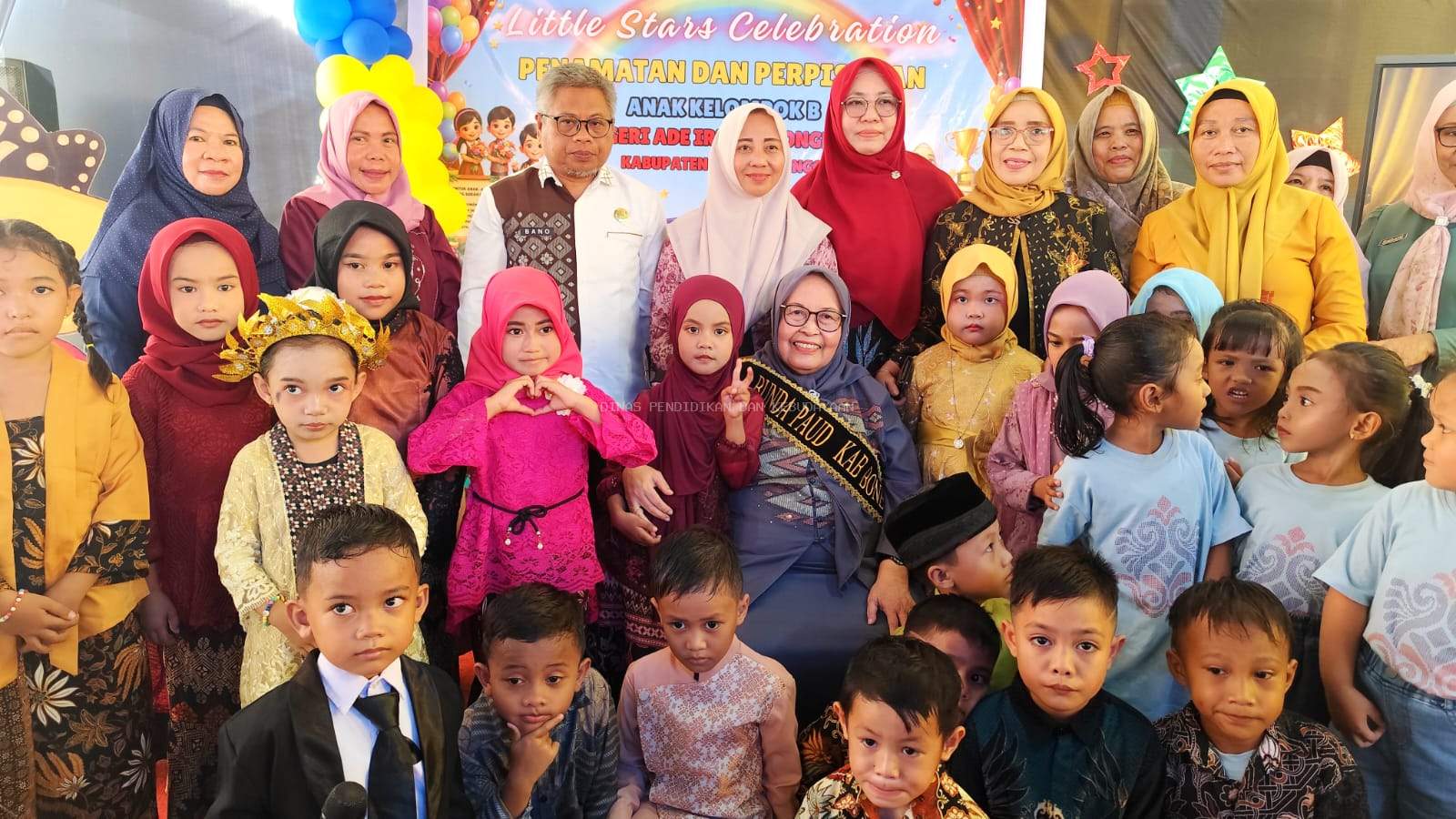 Penamatan TK Ade Irma : Bunda PAUD Ingatkan Stop Kekerasan Anak, Kadis Dikbud Tekankan Kesiapan Mental Masuk SD