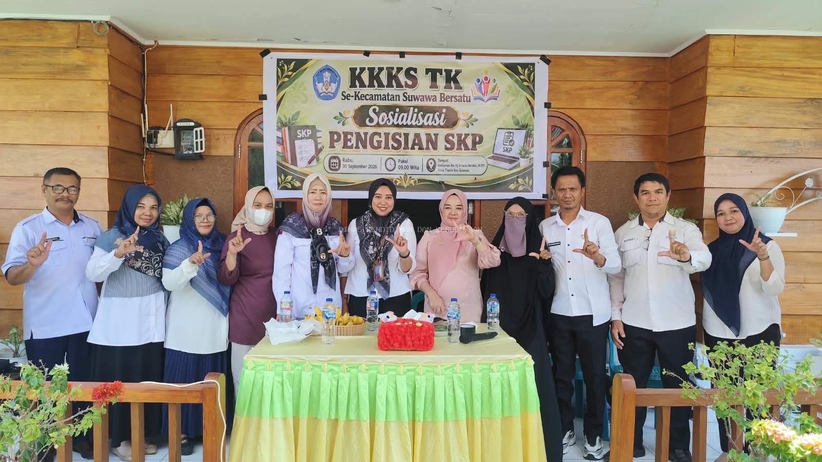 Tingkatkan Kinerja ASN, KKKS TK Suwawa Bersatu Gelar Sosialisasi SKP