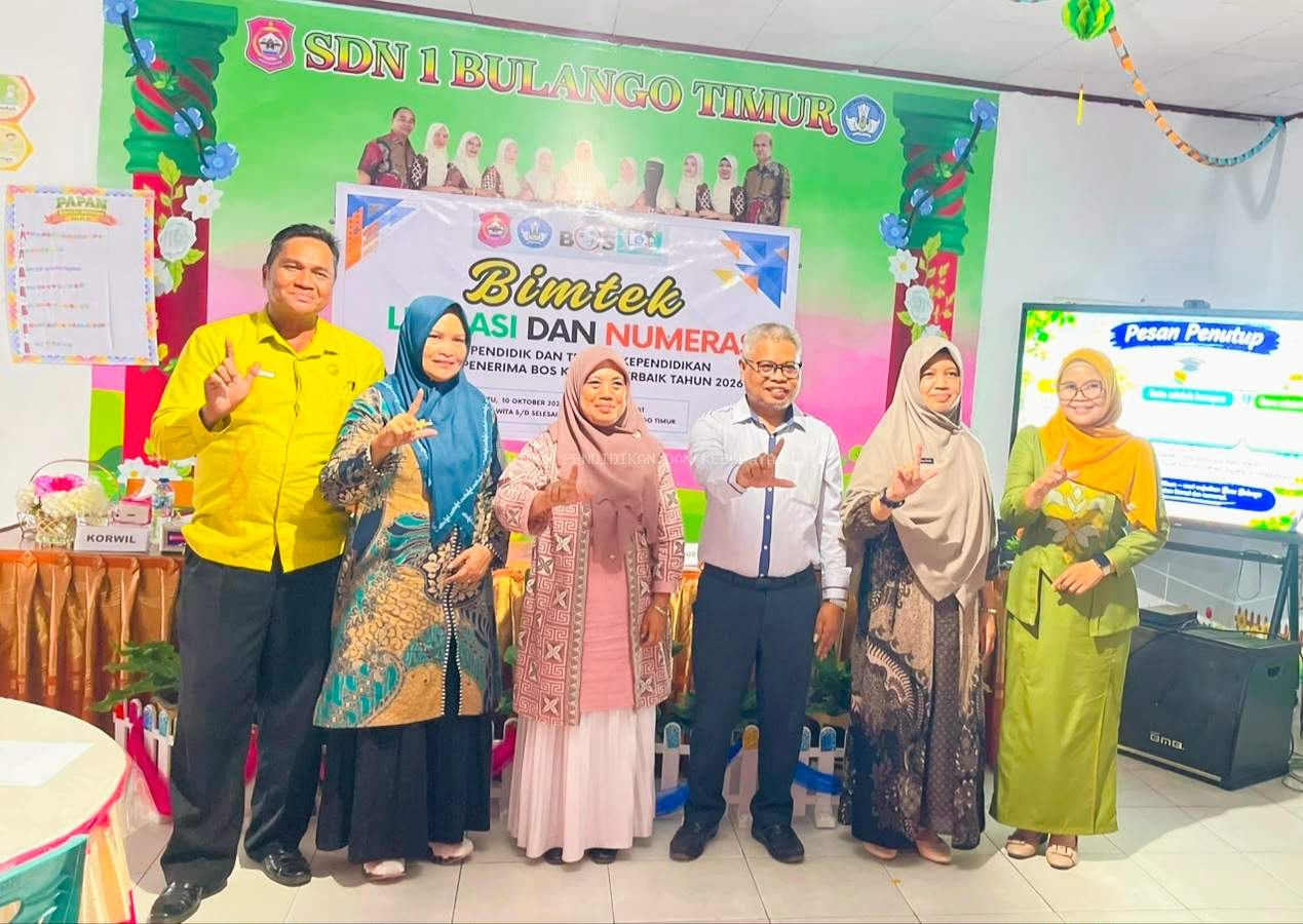 Optimalkan BOSP Kinerja, SDN 1 Bulango Timur Gelar Bimtek Penguatan Literasi dan Numerasi